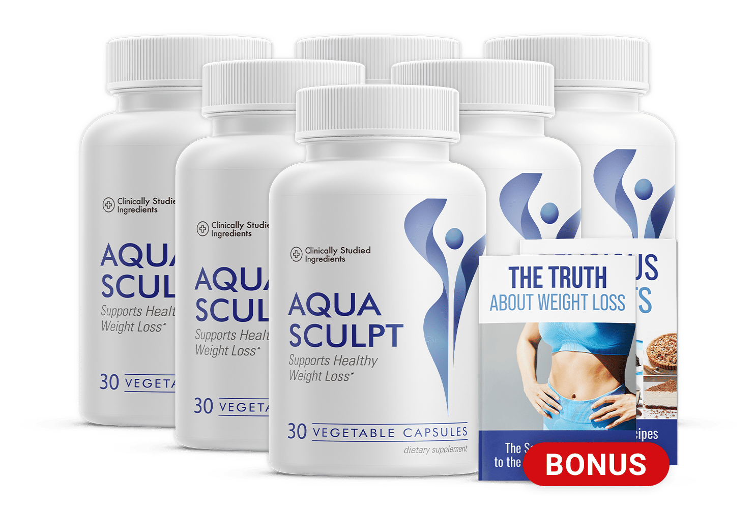 6 Bottles AquaSculpt supply